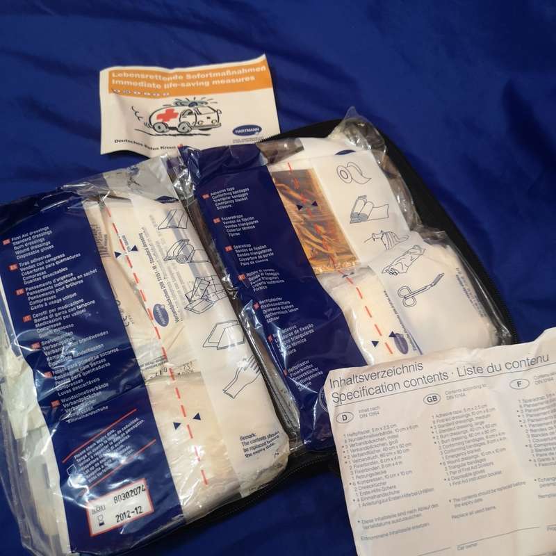 MERCEDES BENZ Medical First Aid Kit FACTORY OEM A 169 860 01 50 Hartmann