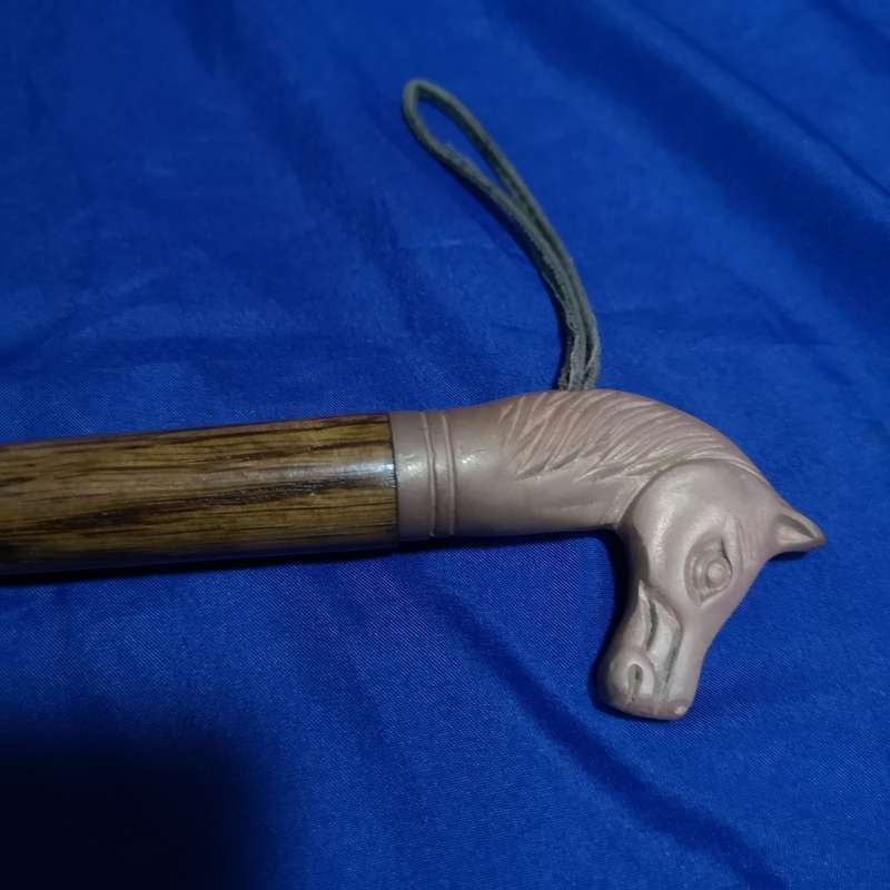 Vintage Decorative Shoe horn Metal Horse Head. solid brass and copper