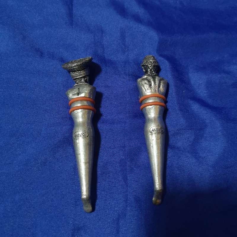 Andy C- Andy Cartwright - Tribal Range - Wine Bottle Stopper. 2 available (Sold as a set)