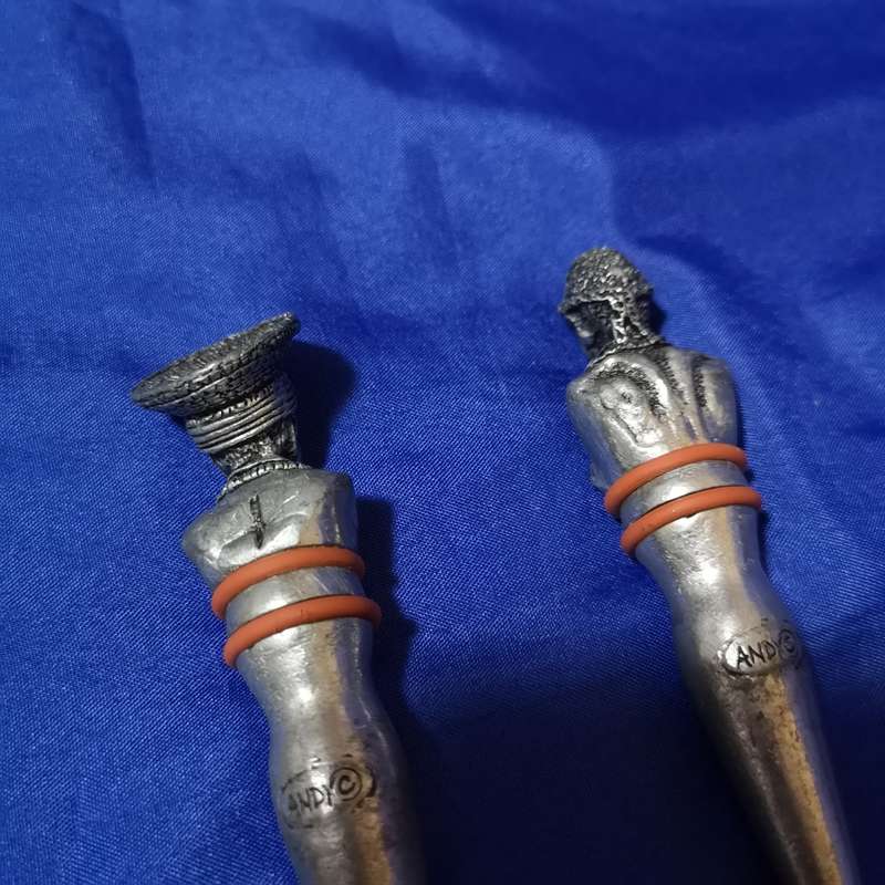 Andy C- Andy Cartwright - Tribal Range - Wine Bottle Stopper. 2 available (Sold as a set)