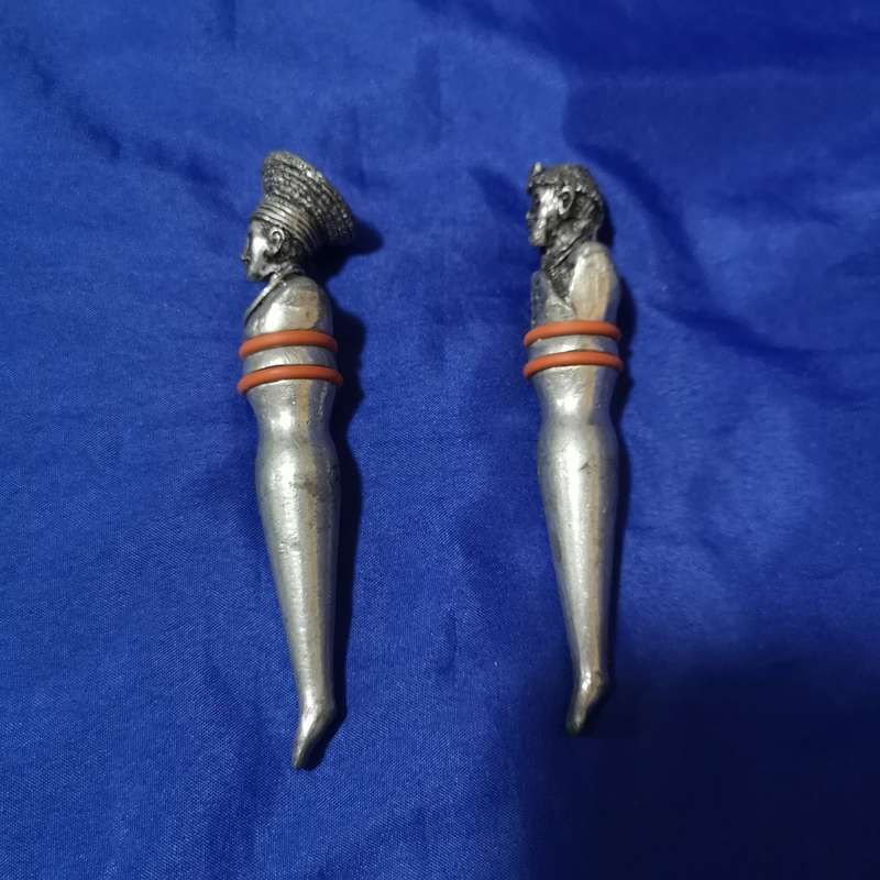 Andy C- Andy Cartwright - Tribal Range - Wine Bottle Stopper. 2 available (Sold as a set)