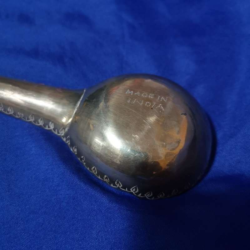 Vintage Brass Sitar Shaped Ashtray- Made in India