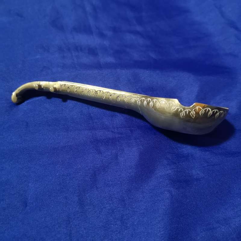 Vintage Brass Sitar Shaped Ashtray- Made in India