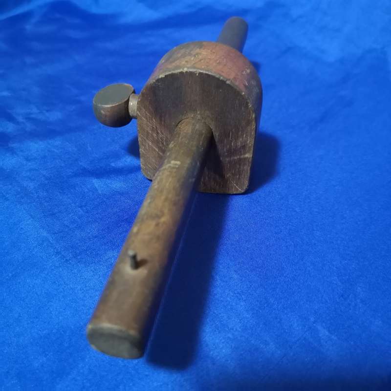 VINTAGE Mortise Guage Wooden Measuring Sliding Ruler Marking Scribe Guage Tool