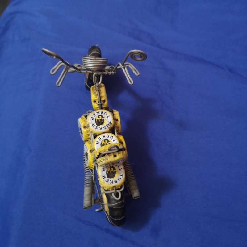 Bottle cap Motorcycle- Indigoarts- African Recycling Artists (Kenya)