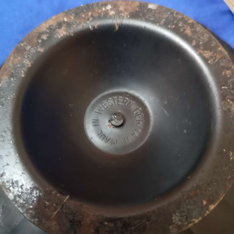 Candle Holder, Vintage- Made in West Germany. With Citronella Candle