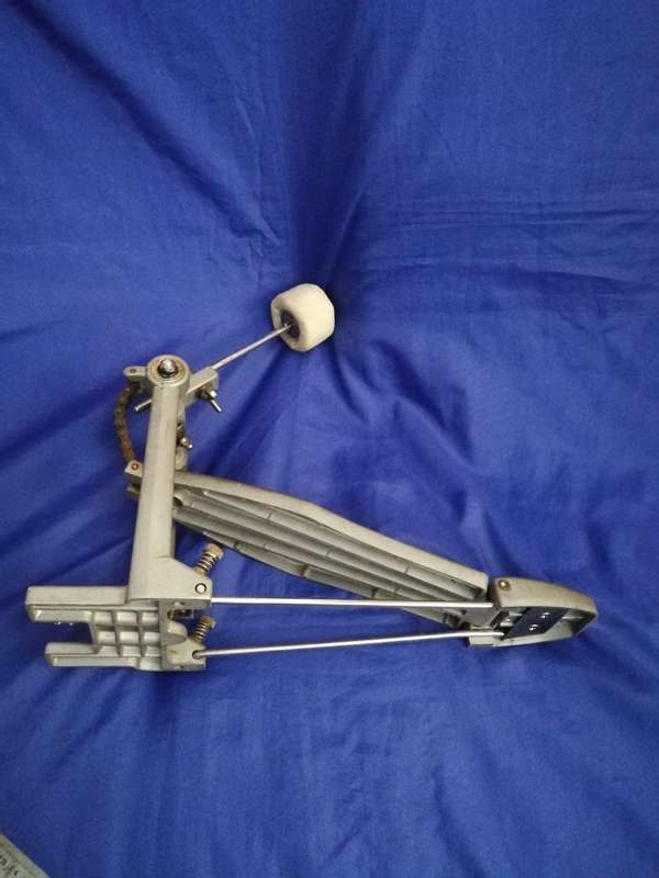 Bass Drum Kick Pedal Vintage. chain type.