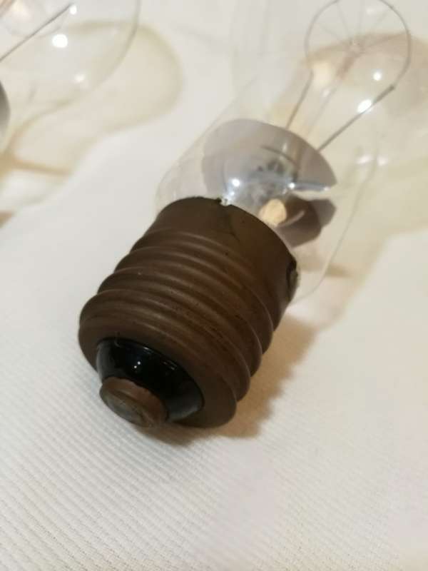 Antique / Vintage Light Bulbs. Large unused, tested. Possibly 500w 220v
