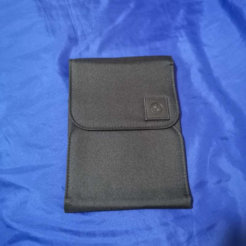 BMW Genuine BMW Owners Manual Black Nylon Vertical Case Pouch. CASE ONLY