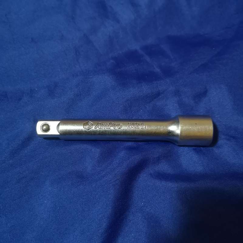 1/2 Drive (125mm) Extension Bar AMPRO brand. Chrome Vanadium