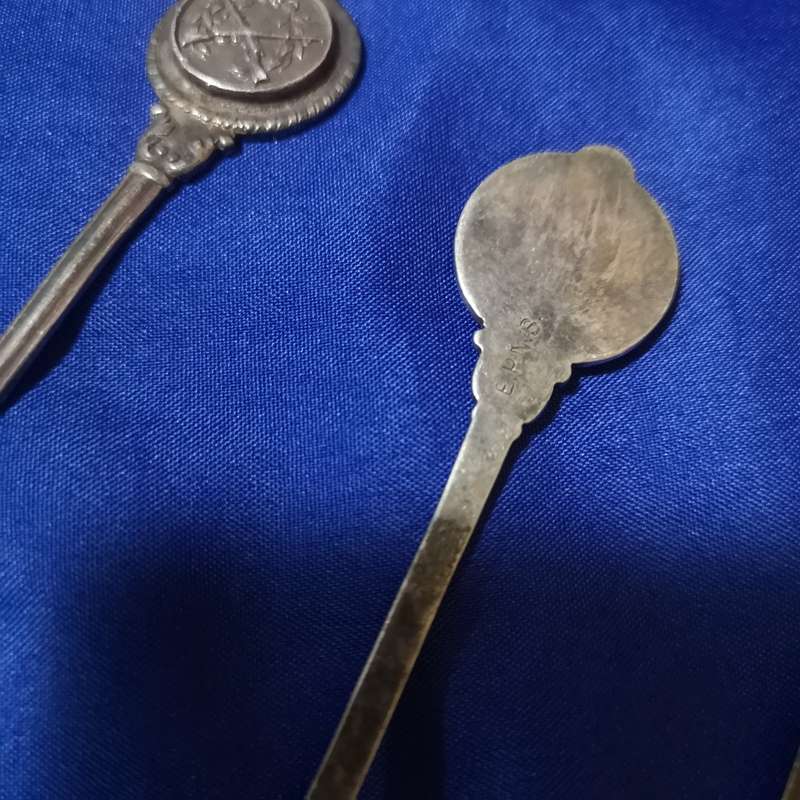4 Teaspoons EPNS, Rifle logo