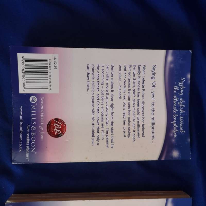 Mills & Boon (3) with 1 Silhouette Book. See pics for title and synopsis. Thanks for Your Support!