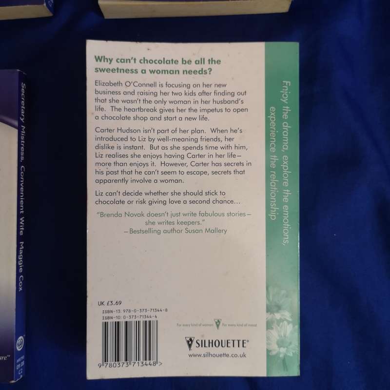 Mills & Boon (3) with 1 Silhouette Book. See pics for title and synopsis. Thanks for Your Support!