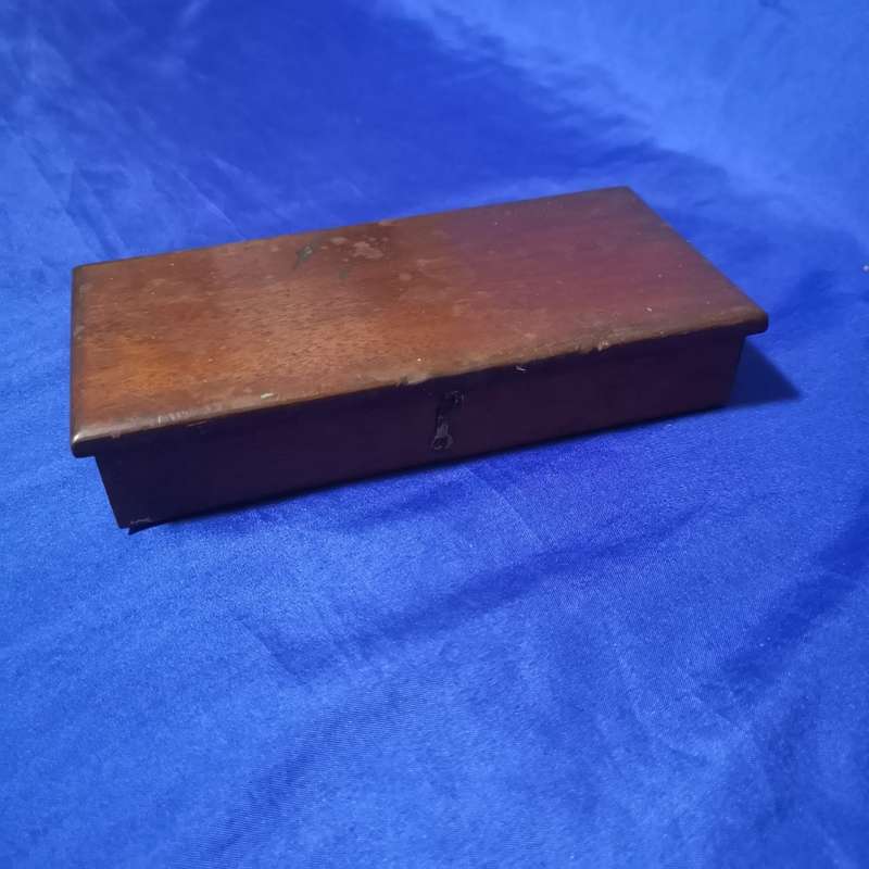 Antique Travelling Apothecary Chemist Balance Scales and Weights in Box. Made in England