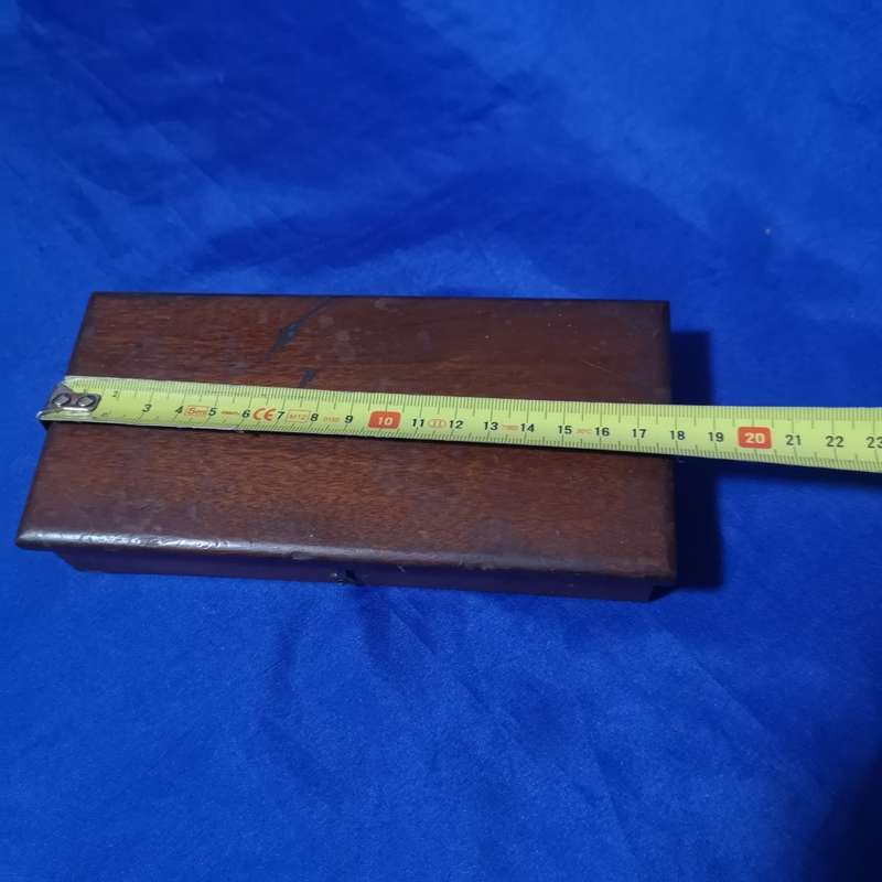 Antique Travelling Apothecary Chemist Balance Scales and Weights in Box. Made in England