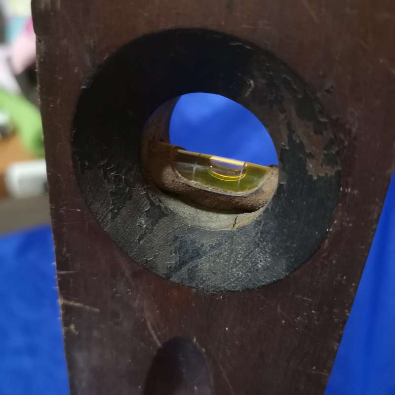VINTAGE STANLEY 24` LEVEL-MADE IN U.S.A. OF GENUINE CHERRY WOOD W BRASS ACCENTS