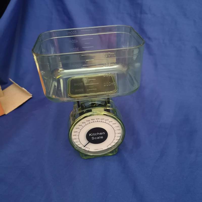 Kitchen Scale Food Baking Mechanical Dial Compact Bowl Cook Bake. Unused