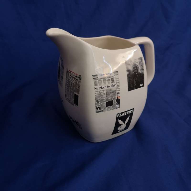 Vintage Ceramic `Media` Graphic Jug.