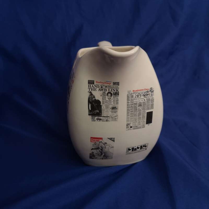 Vintage Ceramic `Media` Graphic Jug.