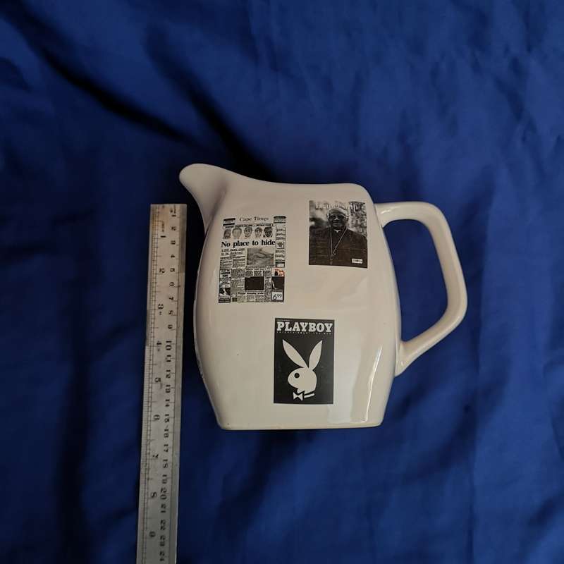 Vintage Ceramic `Media` Graphic Jug.