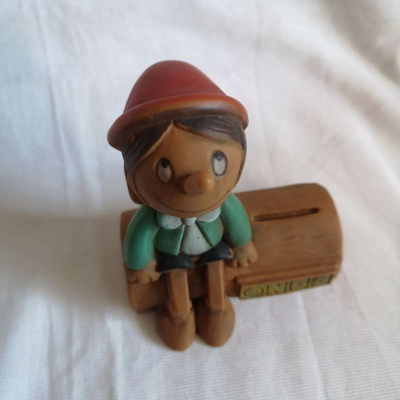 NBS PINOCCHIO MONEY BOX by PRIMA TOYS from the 1979 Apollo Film