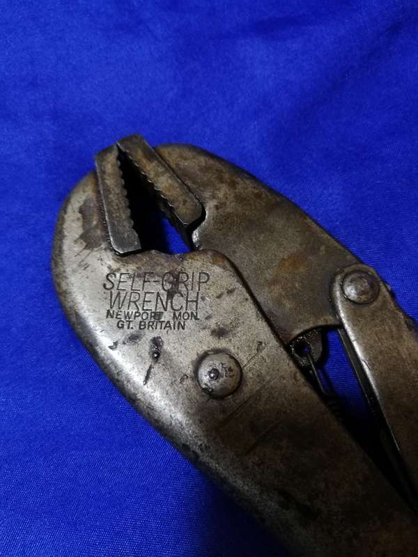 1960s `Mole` Self-Grip Wrench GT Britain.