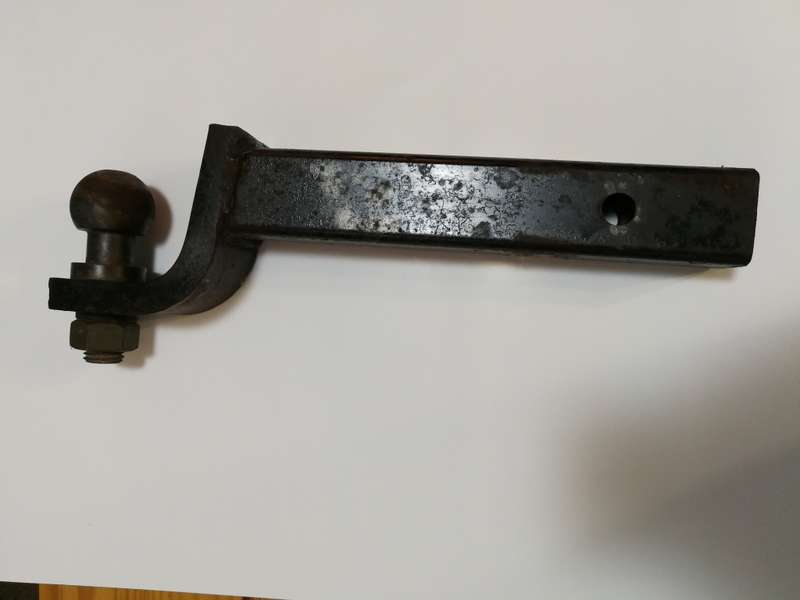 Removable Tow bar with ball and detachable Receiver 50mm Square. 5t rated