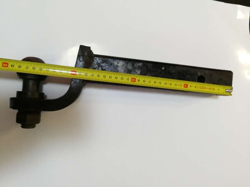 Removable Tow bar with ball and detachable Receiver 50mm Square. 5t rated