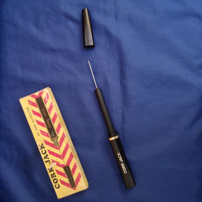 Cork Jack- air Cork extractor- vintage
