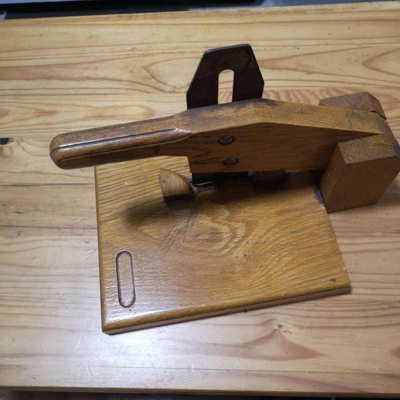 Biltong slicer with STANLEY Made in England blade