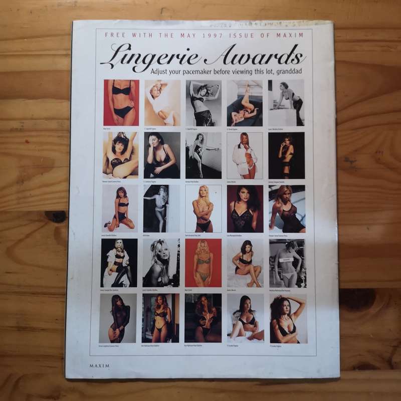 MAXIM supplement - The Maxim Lingerie Awards 1997