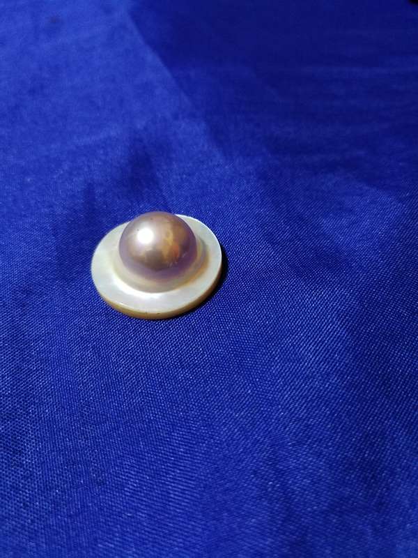 Mabe Pearl- full/ blister pear, high quality lustre. Suitable for clasp or pendant