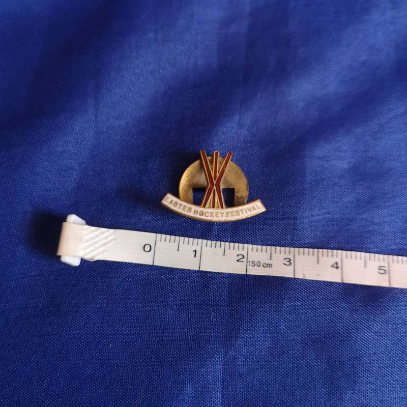 Easter Hockey Festival- Fine badge-brass