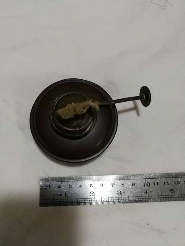 Vintage Jewelers Brass Tabletop Lamp Heater Light. hallmarked