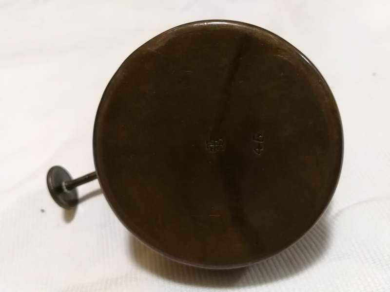 Vintage Jewelers Brass Tabletop Lamp Heater Light. hallmarked