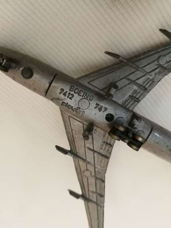 PAN AM AIRLINES VINTAGE PLAYART BOEING 747 Die-cast airliner 1980s