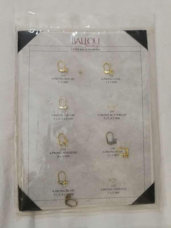 Jewellers Findings assorted - vintage Ballou USA