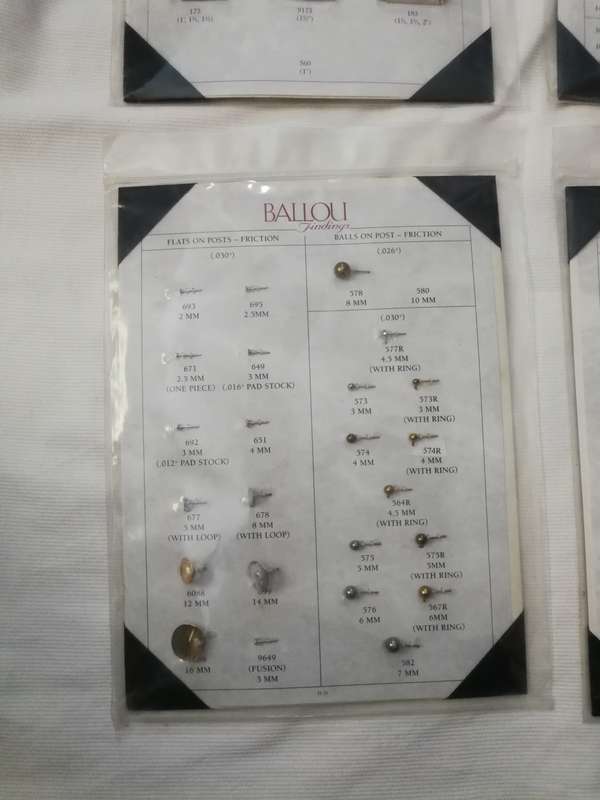 Jewellers Findings assorted - vintage Ballou USA
