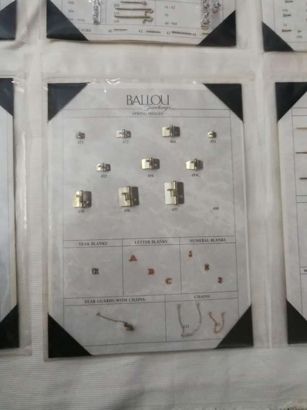 Jewellers Findings assorted - vintage Ballou USA