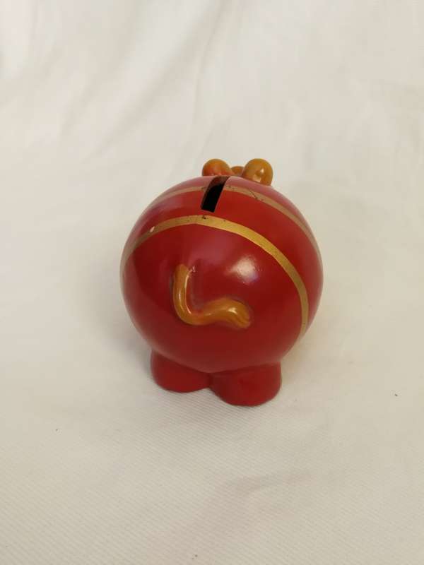 Vintage Hippo coin bank