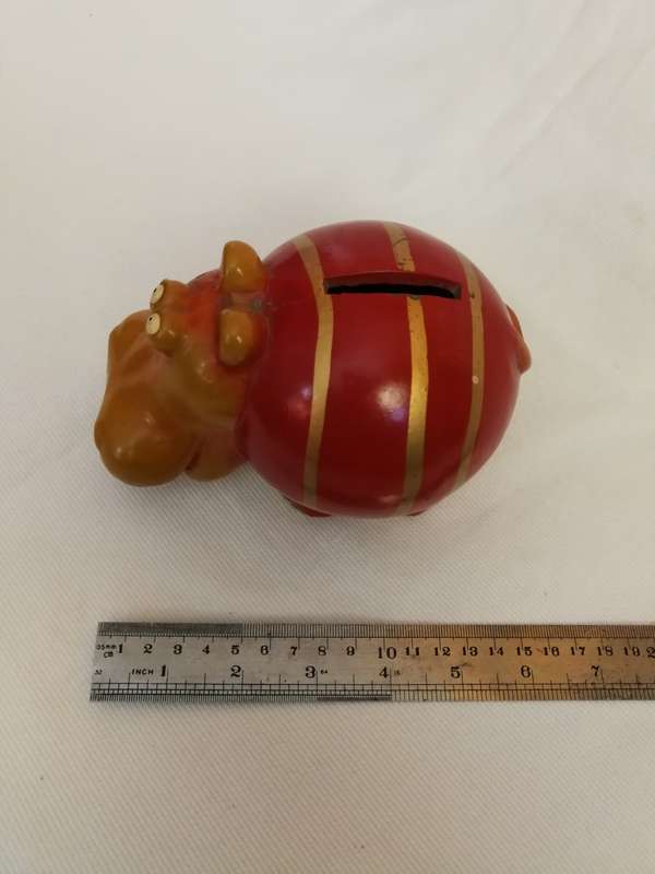 Vintage Hippo coin bank