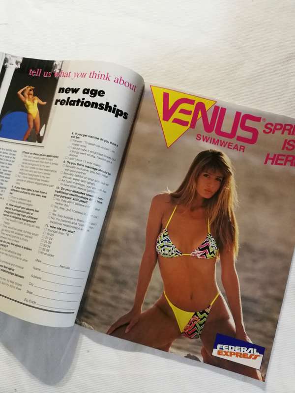 SWIMWEAR USA MAGAZINE APRIL 1990- Vintage