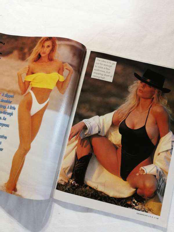 SWIMWEAR USA MAGAZINE APRIL 1990- Vintage