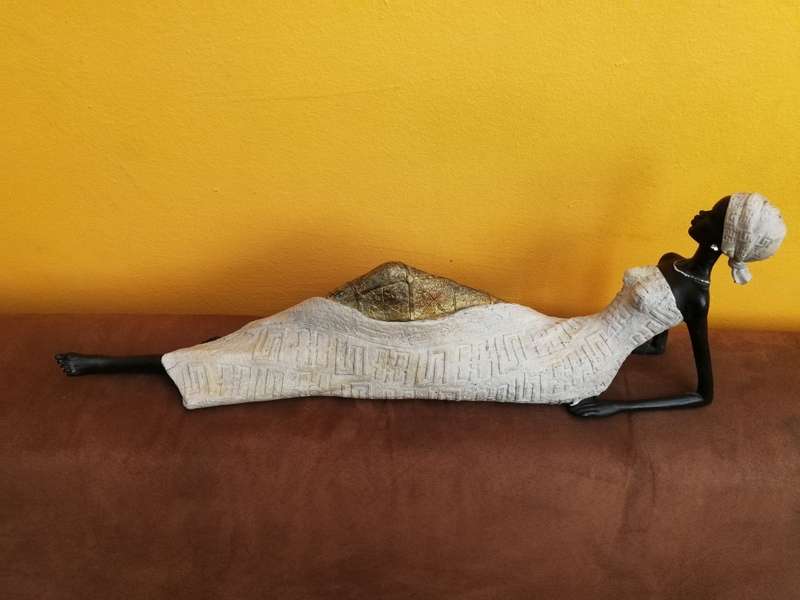 Stunning African Lady Posing Decor 440mm long. ideal for Home or Boutique