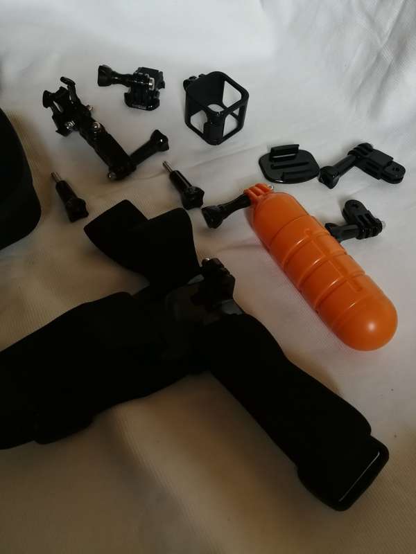 GoPro Accessories in zip case