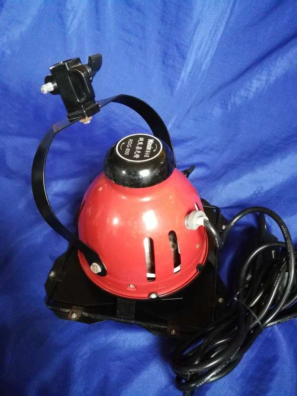 Red Head Video Light with Dimmer. Unused