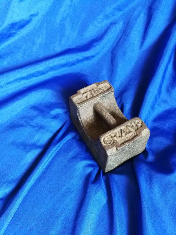Vintage Antique Cast Iron Crane 7 Lb Weight Door Stop Bookend Paperweight