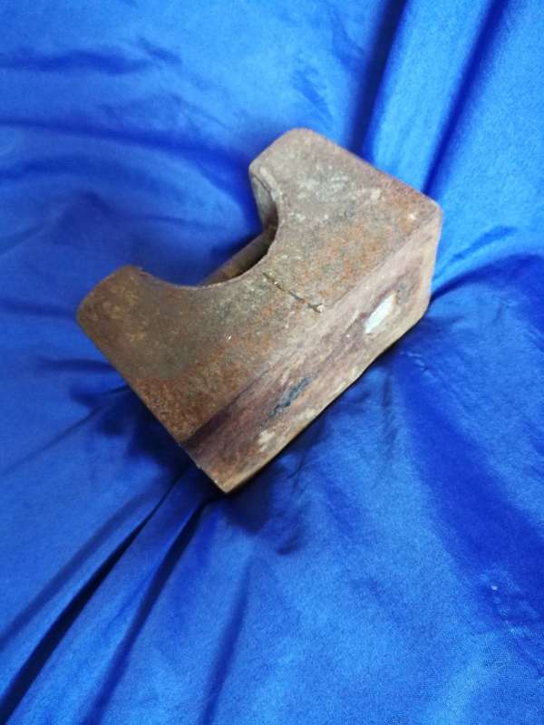 Vintage Antique Cast Iron Crane 7 Lb Weight Door Stop Bookend Paperweight
