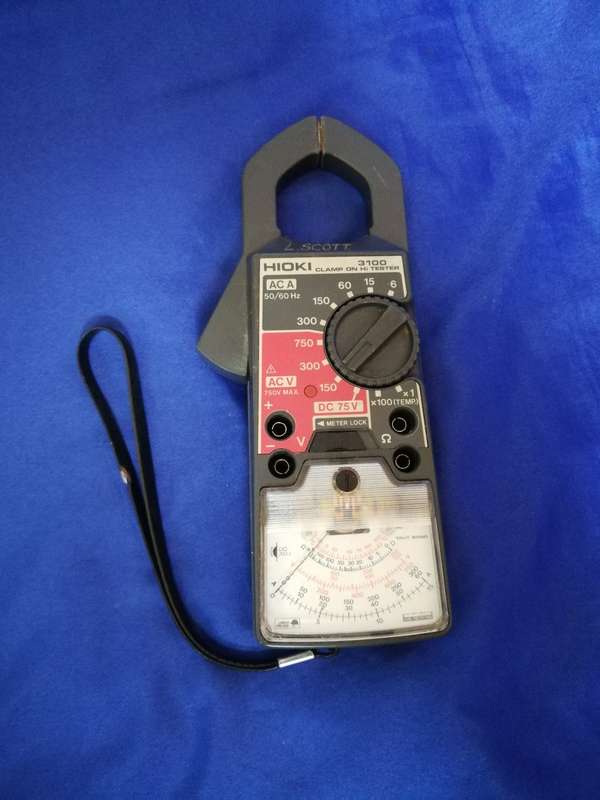 Vintage Hioki 3100 Analog Clamp On Hi Tester- JAPAN