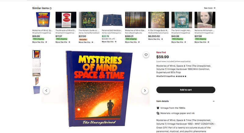 Mysteries of Mind Space & Time: The Unexplained Vol 1 - Vol 26. Amazing Information. Rare find